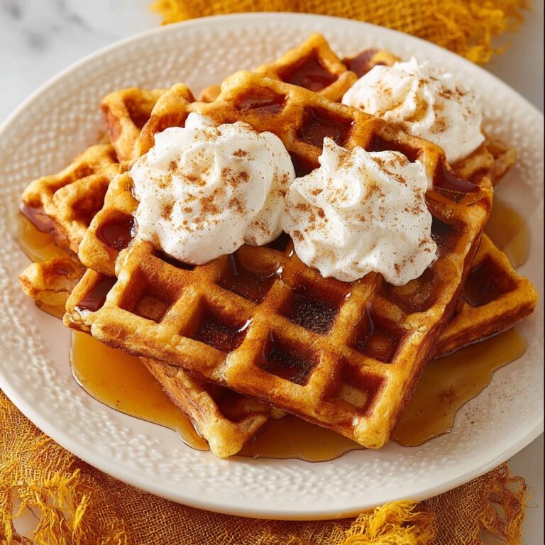 Simple Pumpkin Waffles Recipe