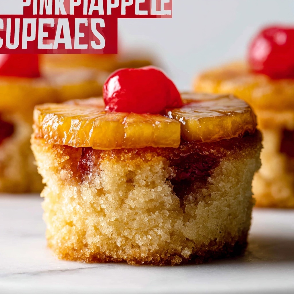 Homemade Pineapple Upside Down Cupcakes Recipe - Recipe Image
