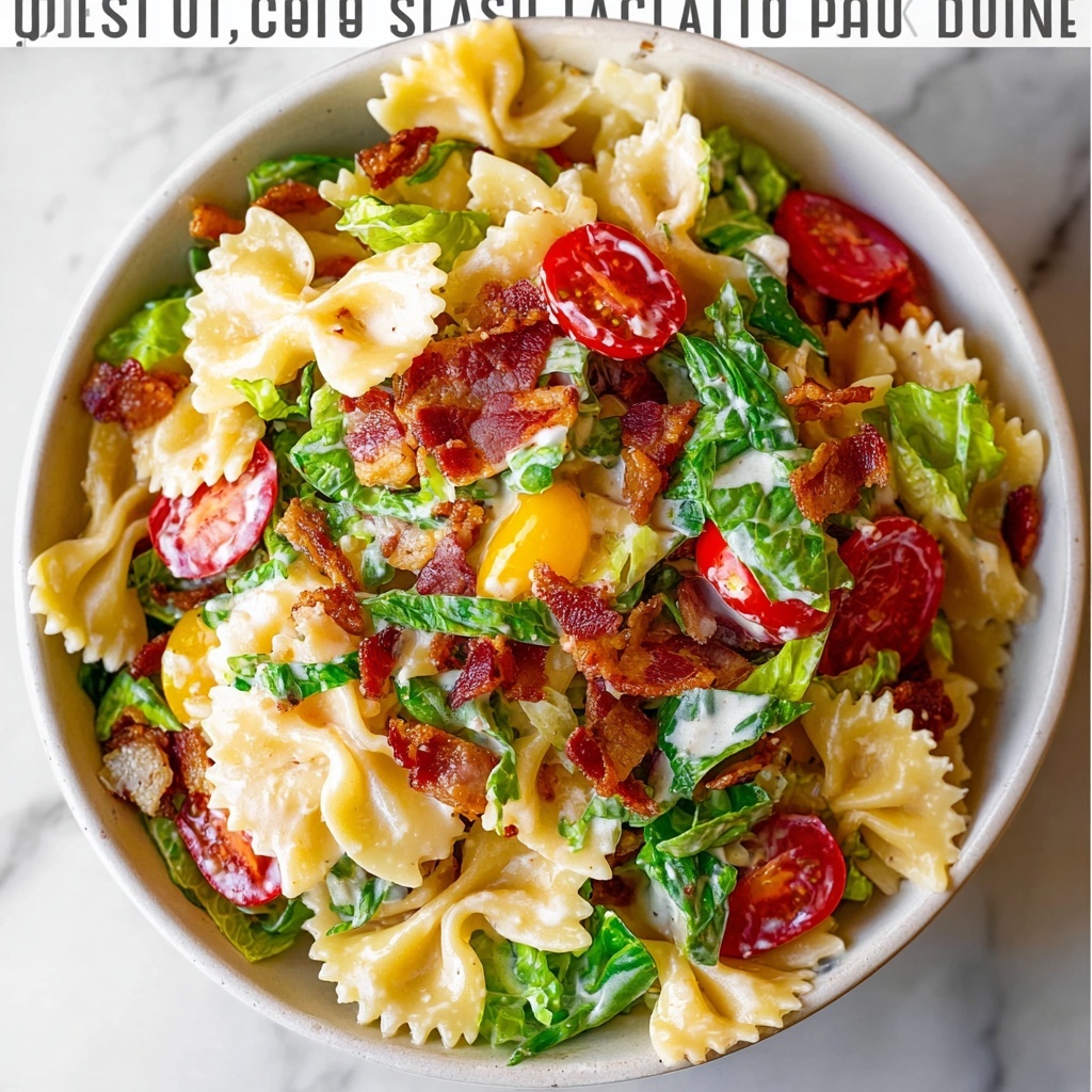 BLT Pasta Salad Recipe - Recipe Image