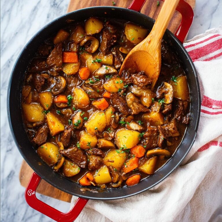 Potato, Beef Tips and Gravy Skillet Recipe