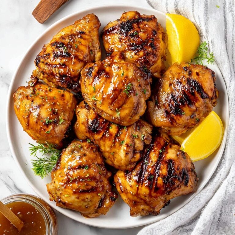 Grilled Chicken Thighs with Sweet and Tangy Marinade Recipe