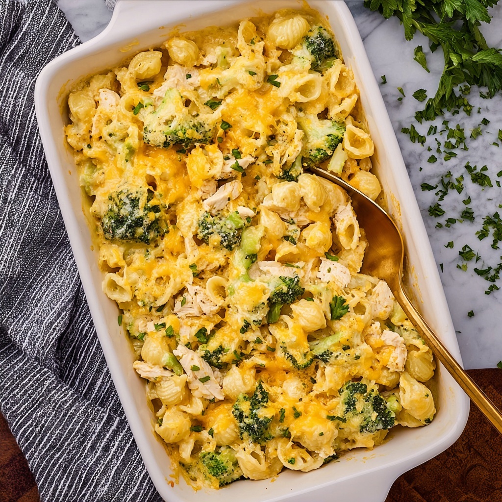 Chicken Broccoli Pasta Casserole Recipe - Recipe Image