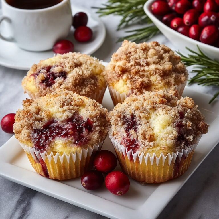 Leftover Cranberry Sauce Coffee Cake Muffins Recipe
