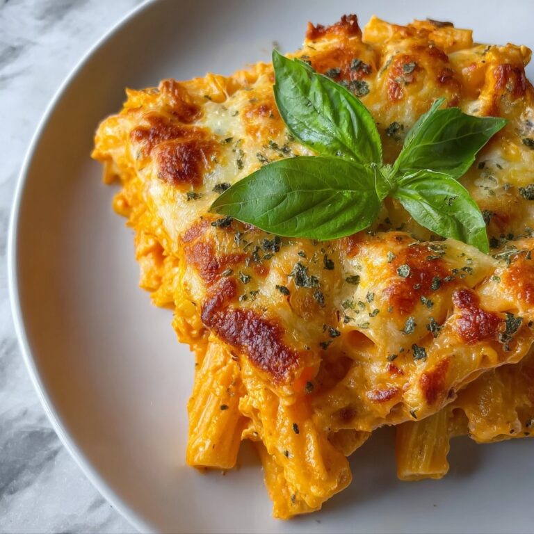 Cheesy Pumpkin-Tomato Pasta Bake Recipe