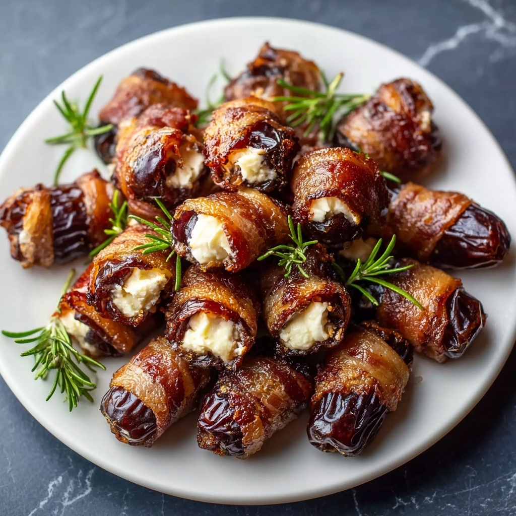 Air Fryer Brie Stuffed Dates with Prosciutto and Honey Recipe - Recipe Image