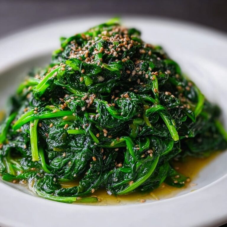 Korean Spinach Side Dish (Sigeumchi Namul) Recipe