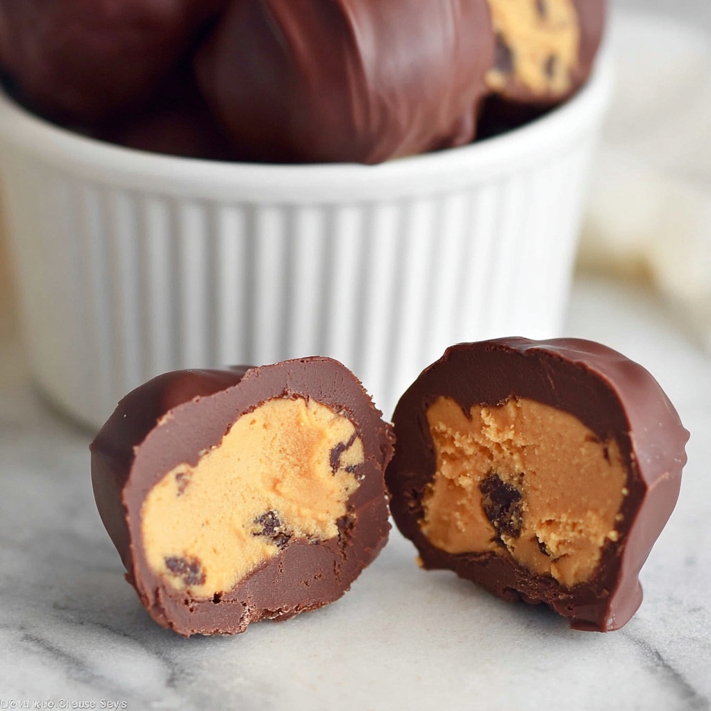 Peanut Butter Chocolate Chip Balls Recipe - Recipe Image