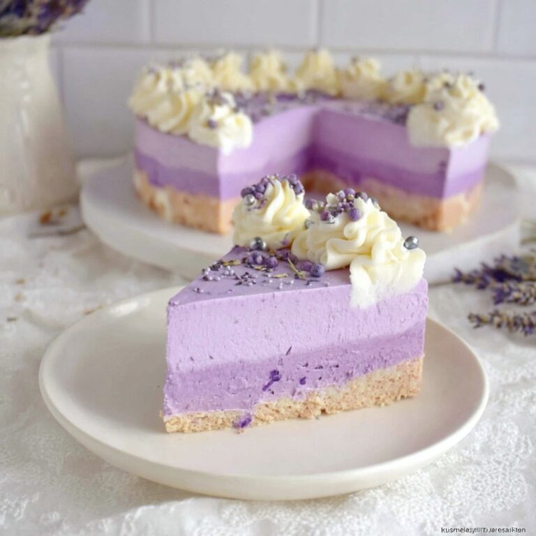 Vanilla Lavender Cheesecake Recipe