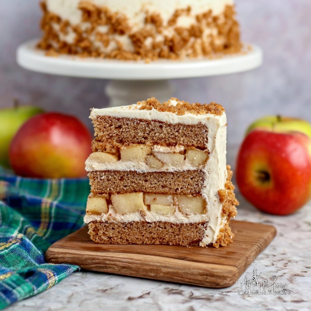 Apple Pie Layered Cake Recipe - Recipe Image