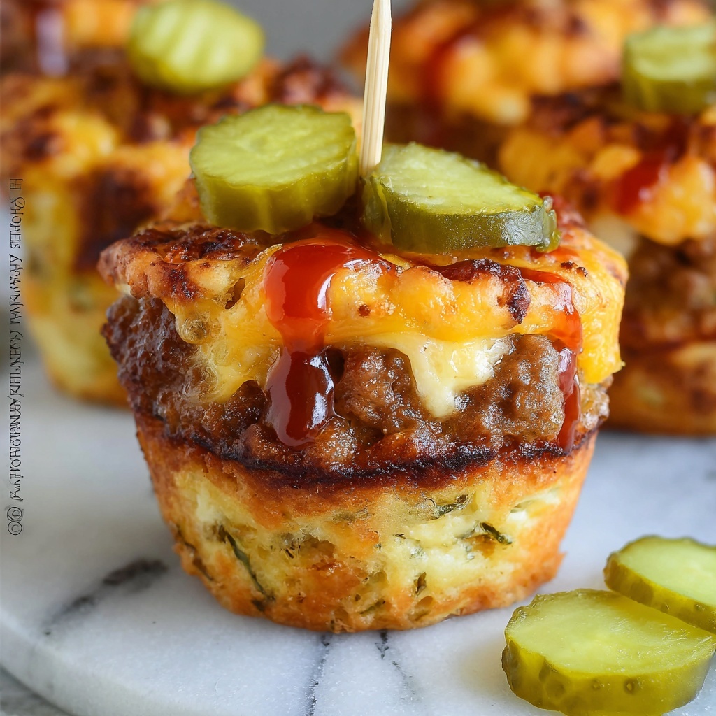 Cheeseburger Puffs Recipe - Recipe Image