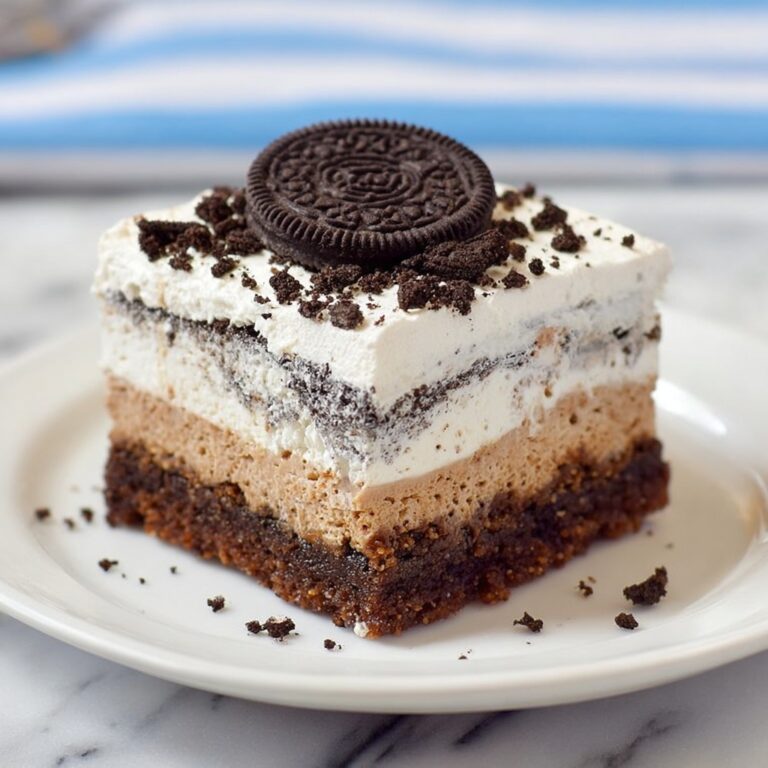 Chocolate Oreo Cheesecake Bars Recipe