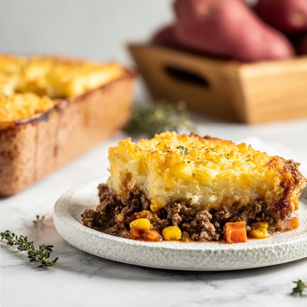 Classic Shepherd's Pie with Creamy Mashed Potatoes and Savory Beef Recipe - Recipe Image