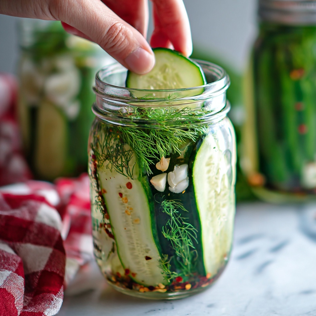 Refrigerator Dill Pickles Recipe - Recipe Image