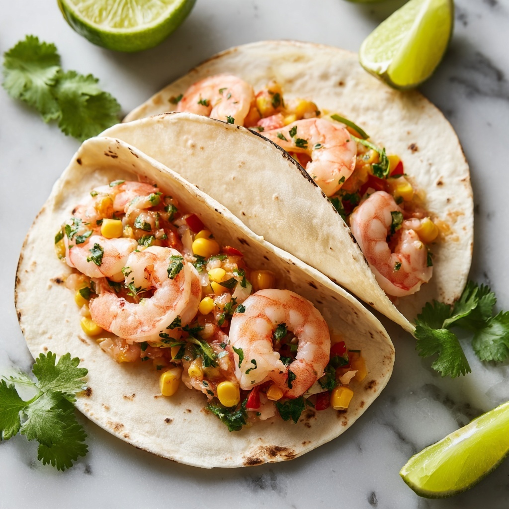 Flavorful Cilantro Lime Shrimp Tacos Recipe - Recipe Image