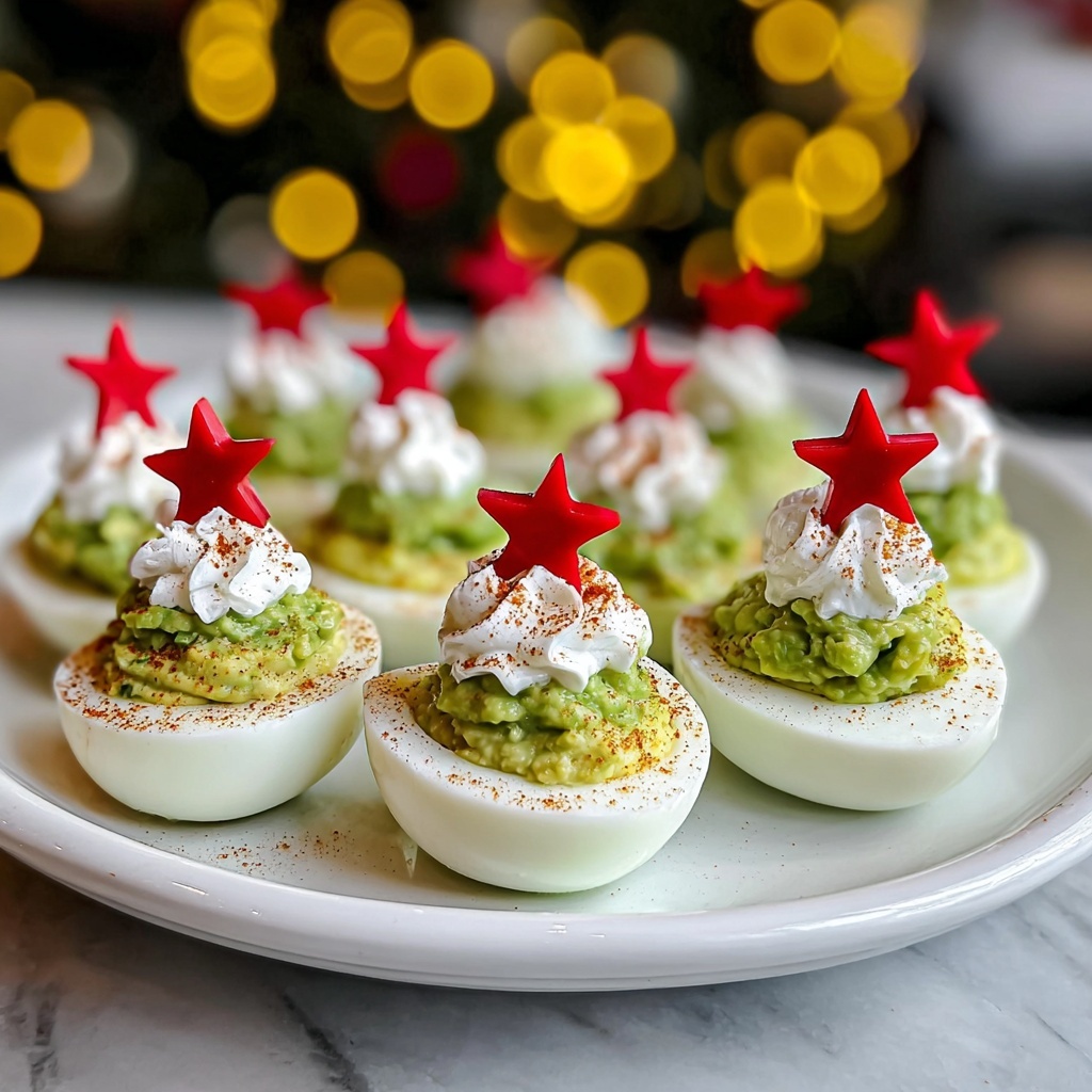 Delicious Deviled Egg Christmas Trees That Impress Everyone Recipe - Recipe Image