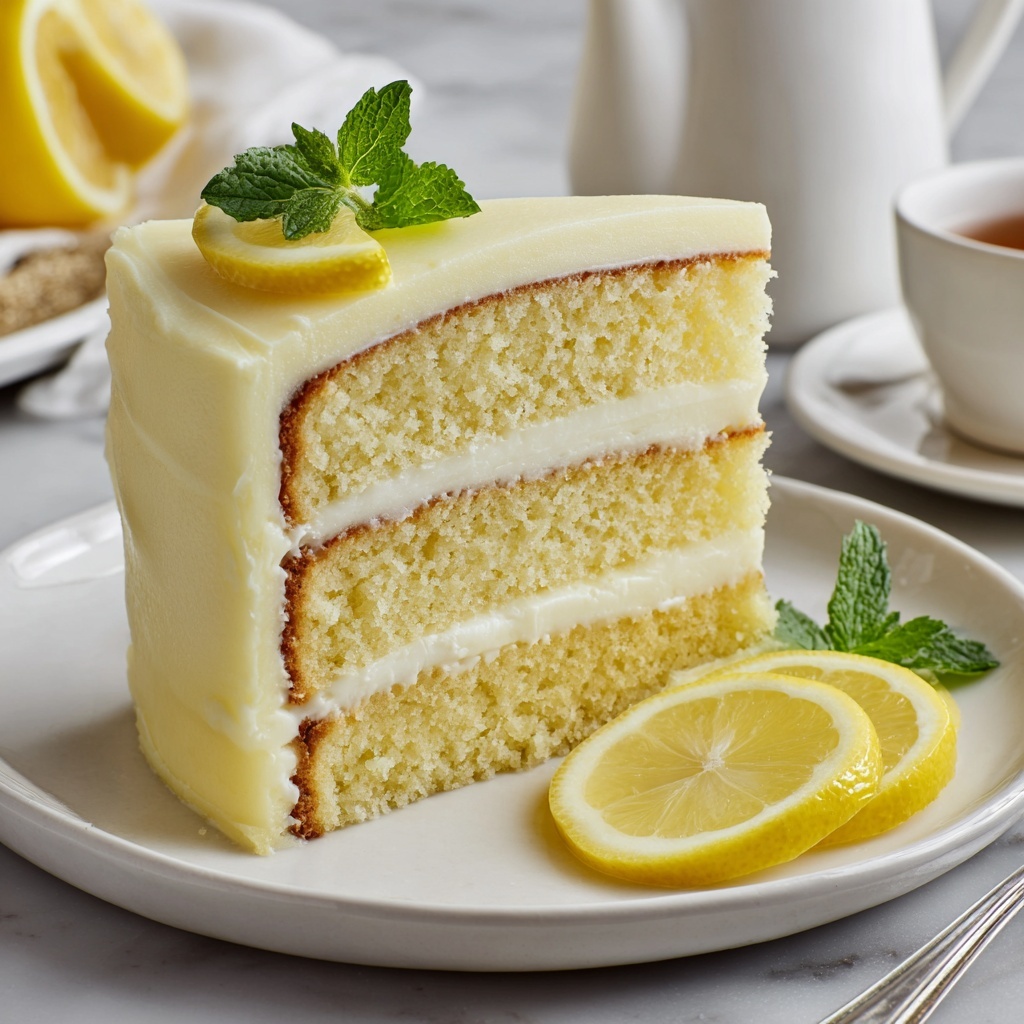 Lemon Chiffon Cake Recipe - Recipe Image