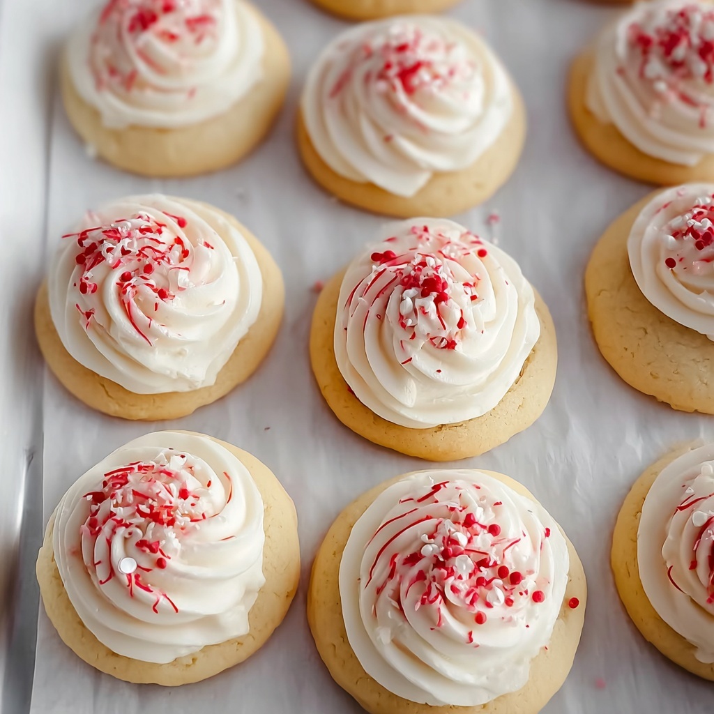 Easy Christmas Peppermint Sugar Cookies That Bring Joy Recipe - Recipe Image