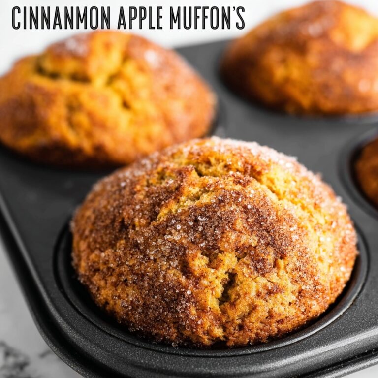 Cinnamon Stuffed Apple Muffins Recipe