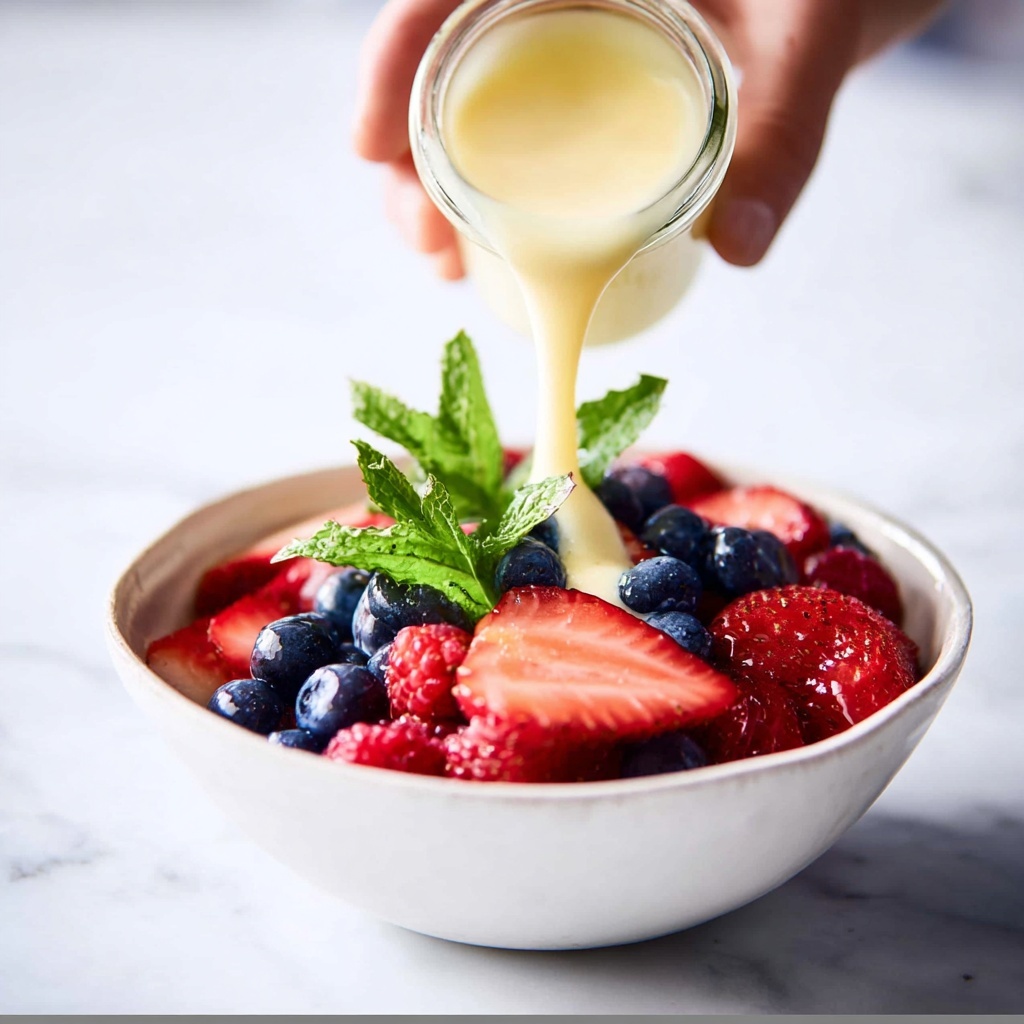 Creamy Fruit Salad Dressing Recipe - Recipe Image