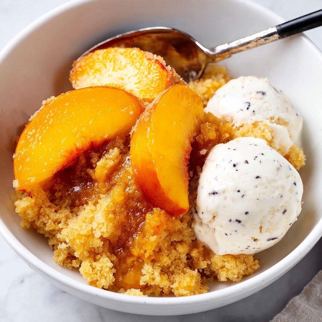 Easy Peach Cobbler From Scratch Recipe - Recipe Image