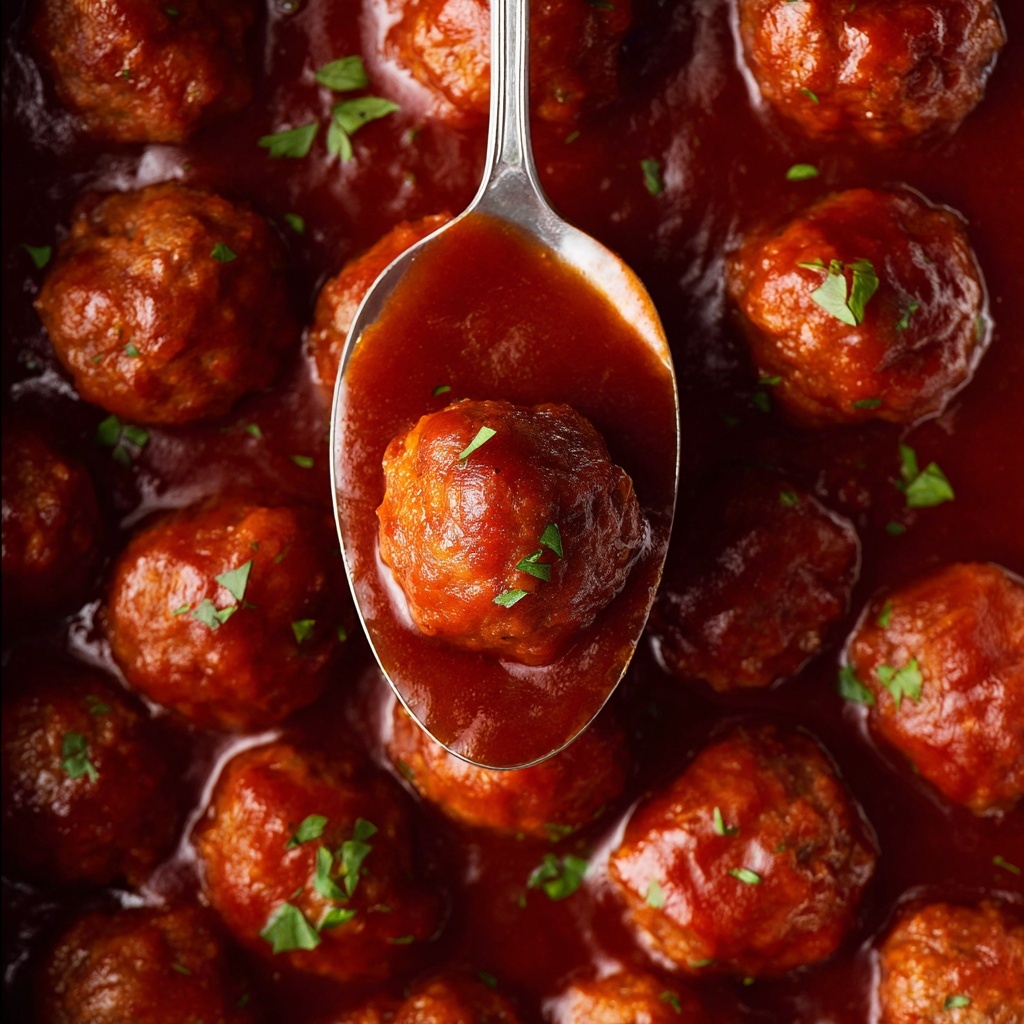 Slow Cooker Cranberry Meatballs Recipe - Recipe Image