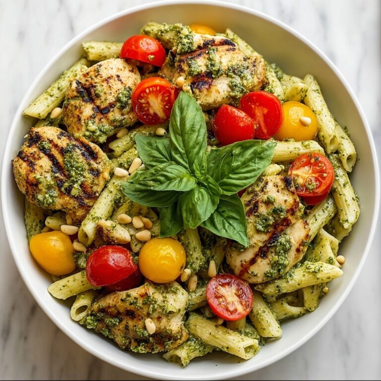 Creamy Chicken Pesto Pasta Recipe