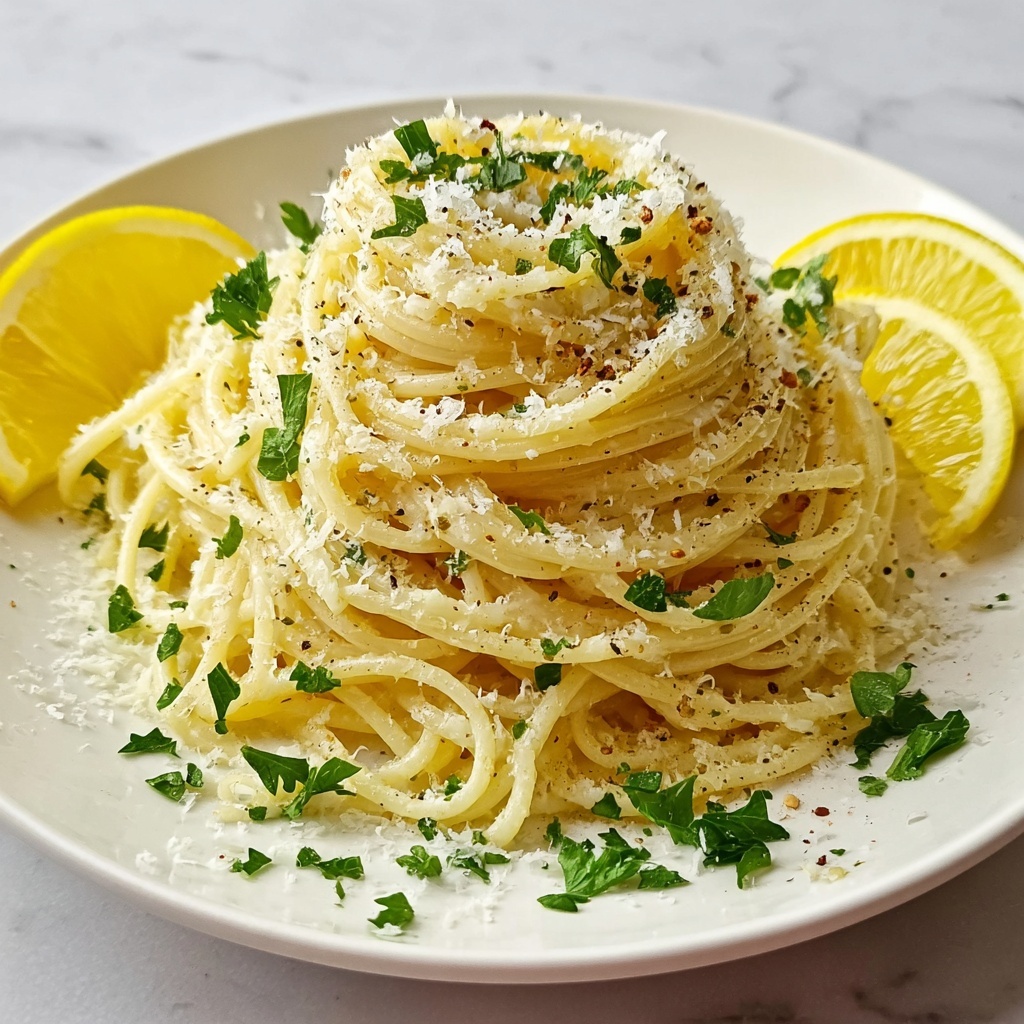 Lemon Butter Garlic Pasta Recipe - Recipe Image