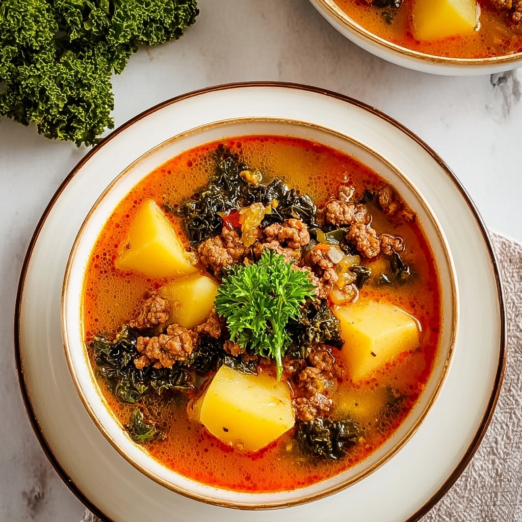 Spicy Sausage Potato Soup Recipe - Recipe Image