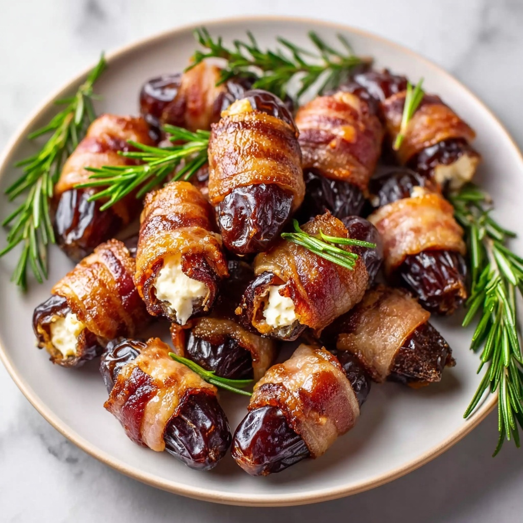 Air Fryer Brie Stuffed Dates with Prosciutto and Honey Recipe - Recipe Image