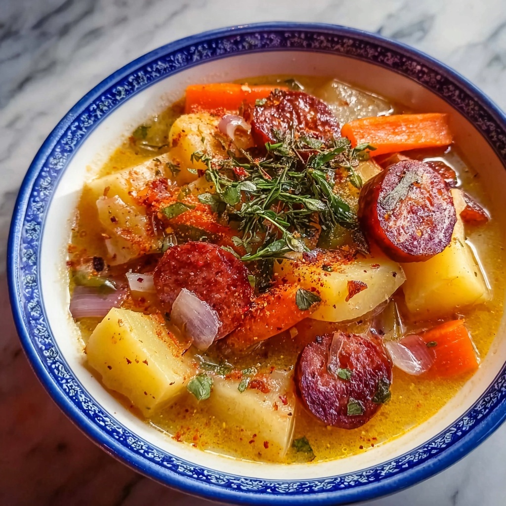 Crockpot Potato Soup with Sausage Recipe - Recipe Image