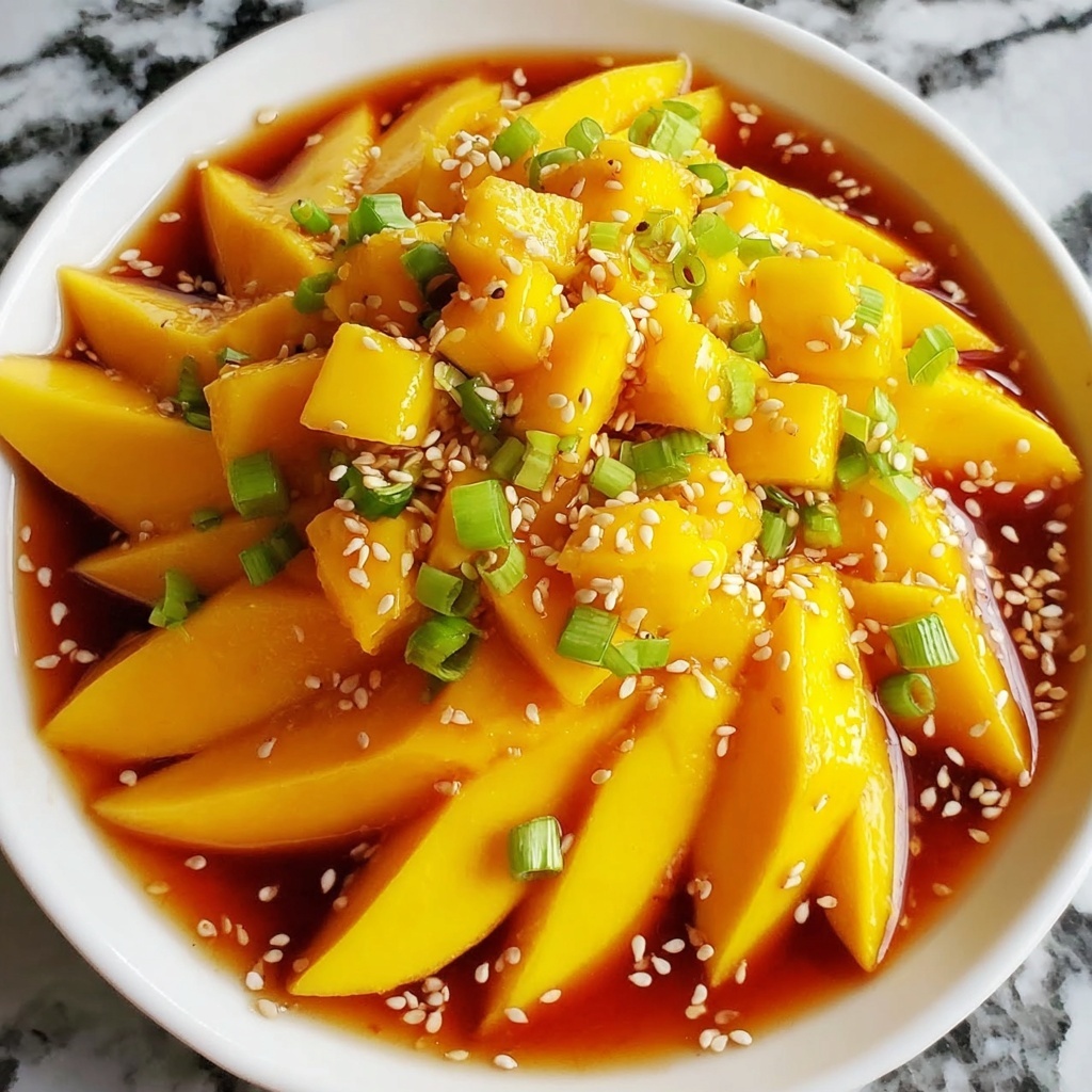 Homemade Mango Habanero Honey Garlic Sauce for Grilling Recipe - Recipe Image