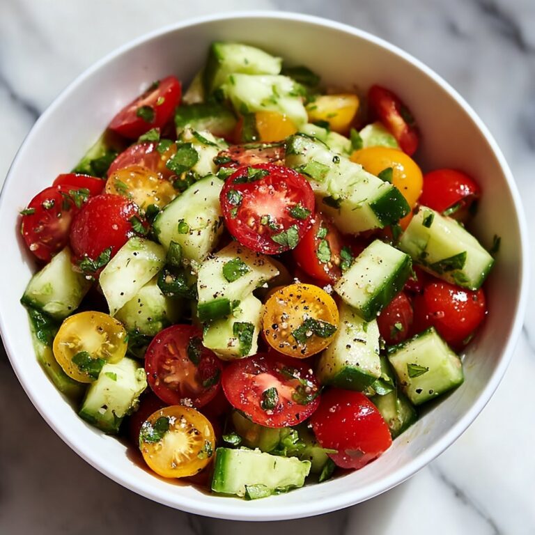 Tomato, Cucumber, and Avocado Salad Recipe