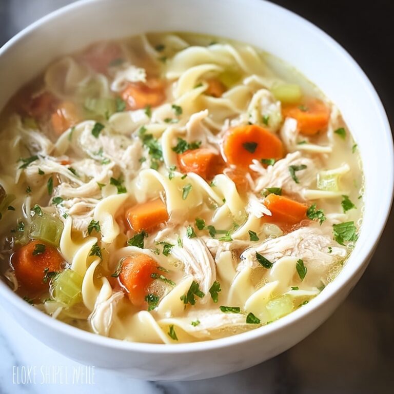 Homemade Chicken Noodle Soup Recipe