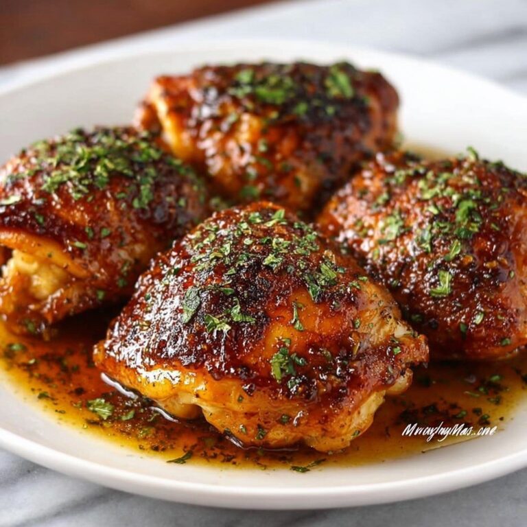 Maple Glazed Chicken Thighs Recipe