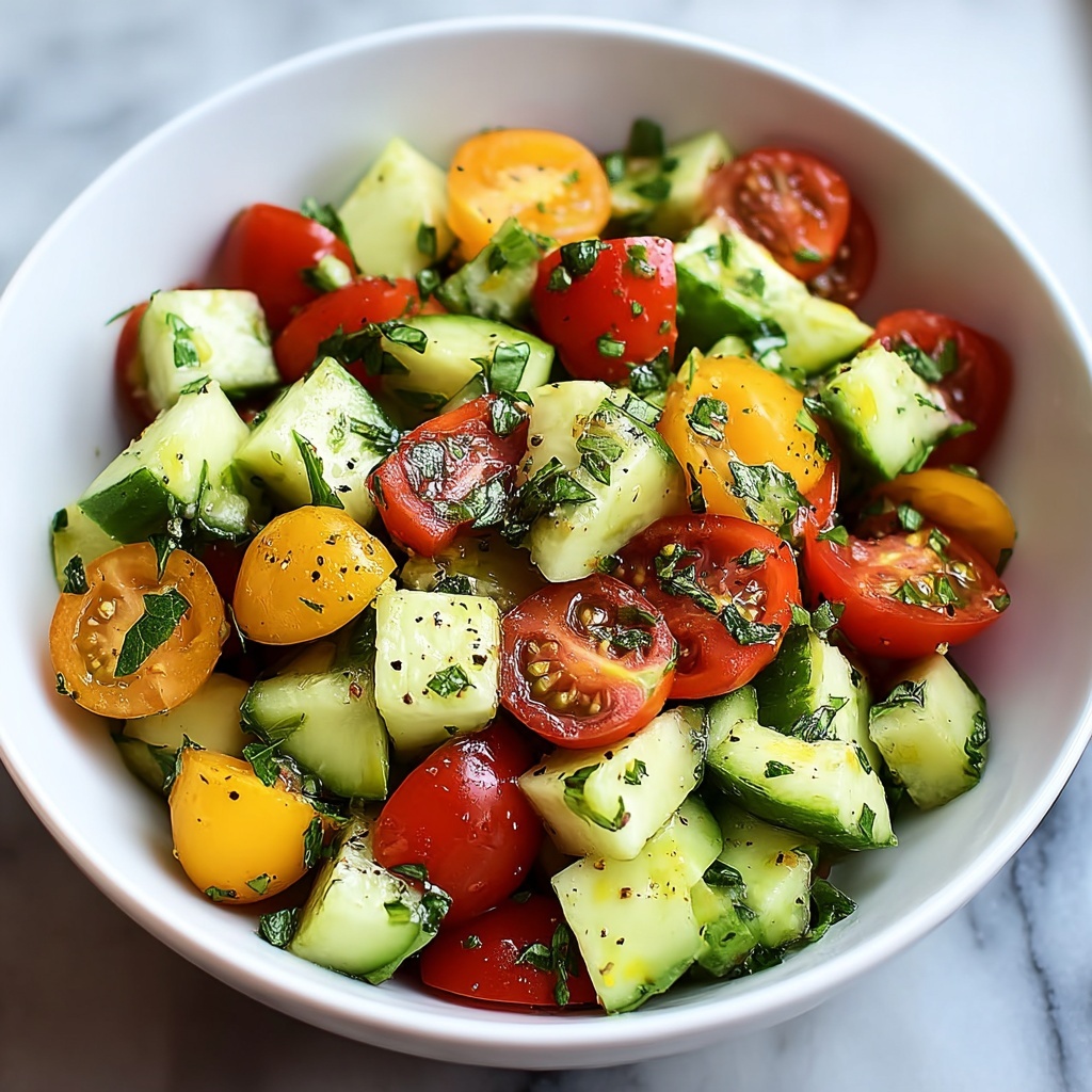 Tomato, Cucumber, and Avocado Salad Recipe - Recipe Image