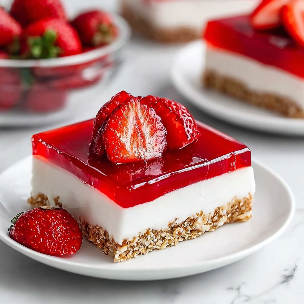 Classic Strawberry Pretzel Jello Salad Recipe - Recipe Image