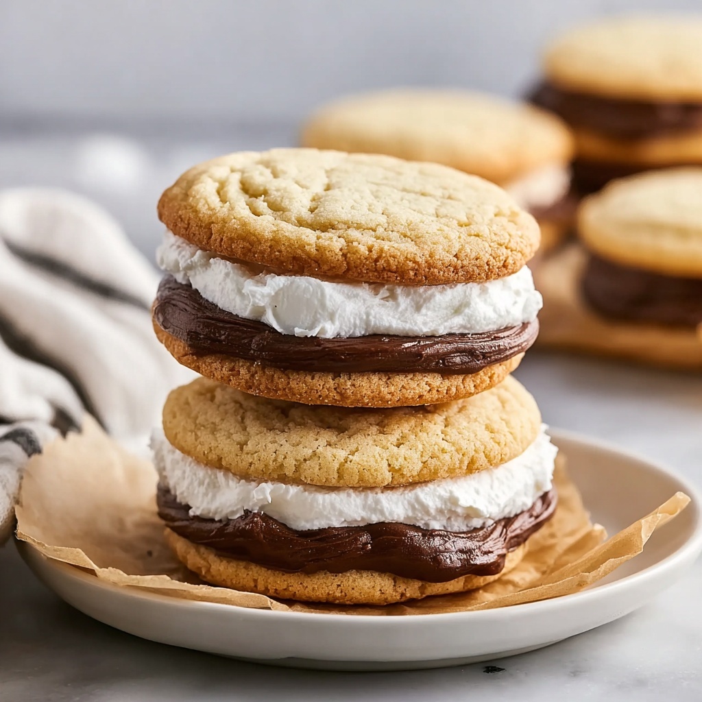Peanut Butter S'mores Cookies Recipe - Recipe Image