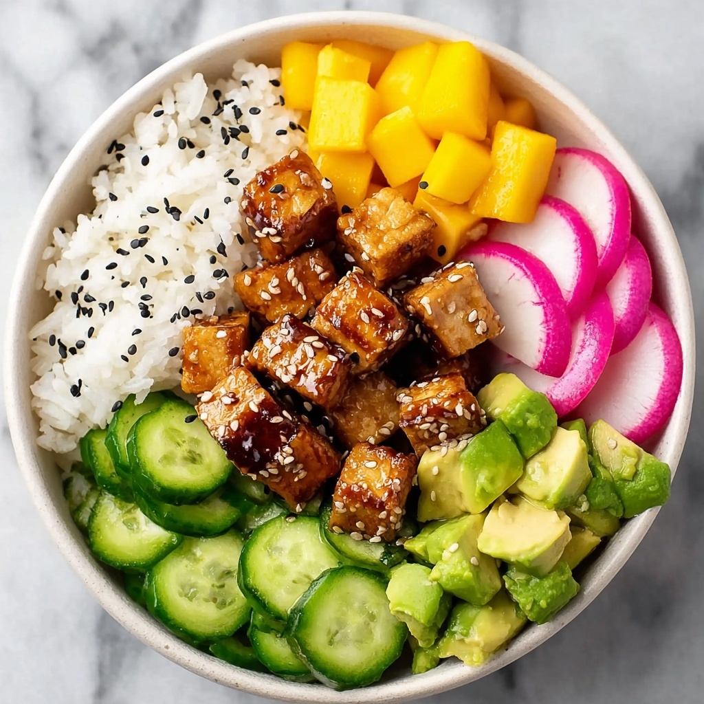 Teriyaki Chicken Poke Bowls Recipe - Recipe Image
