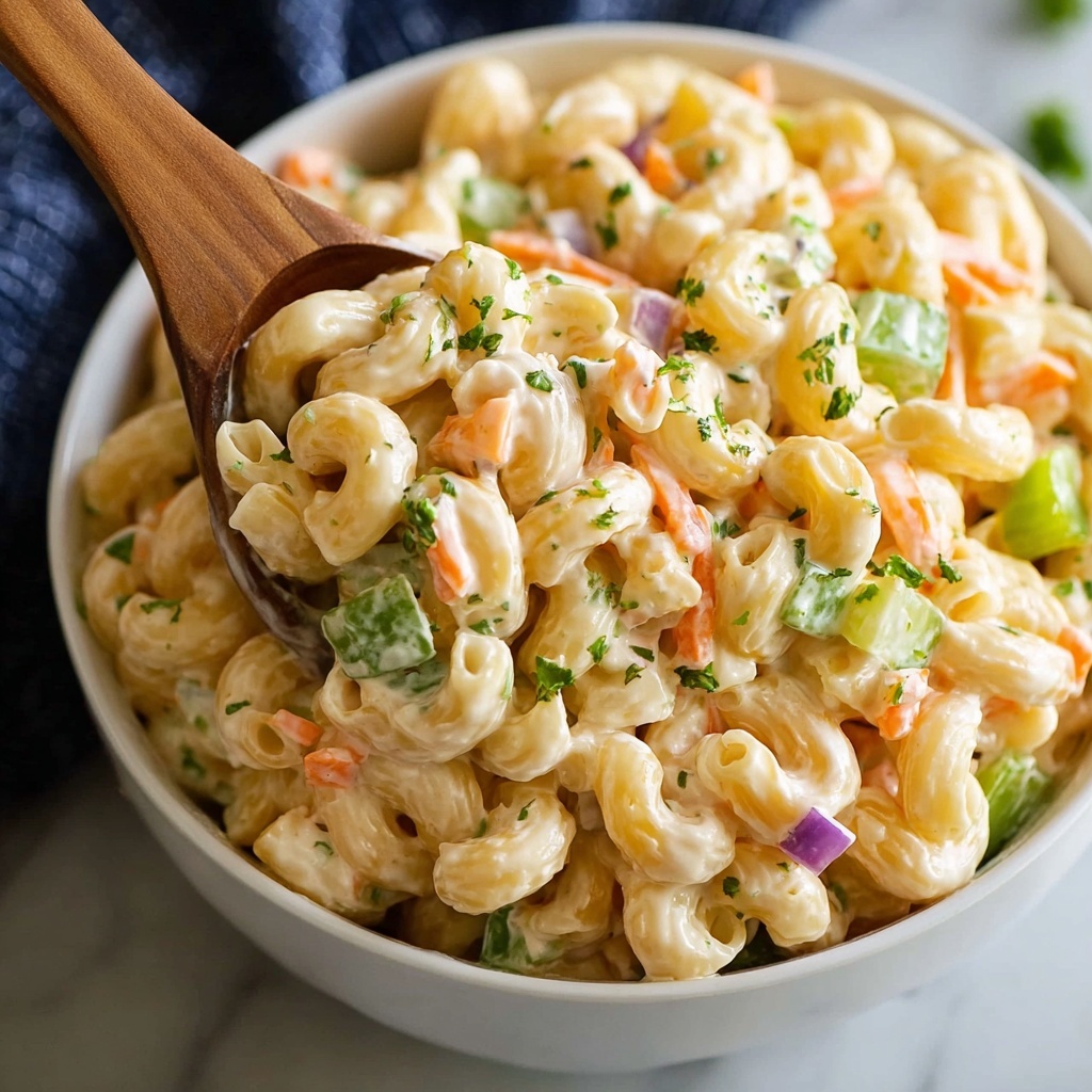 Easy Macaroni Salad Recipe - Recipe Image
