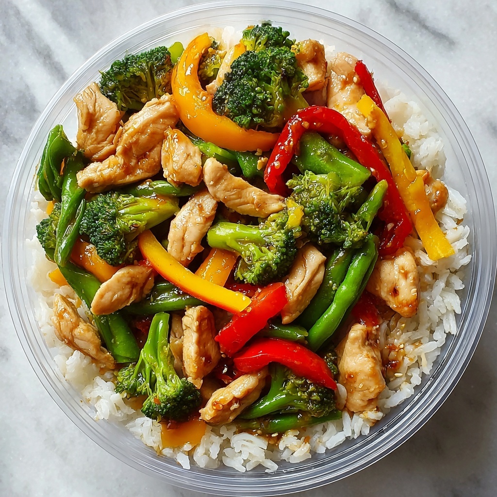 Colorful Chicken & Veggie Stir-Fry with Rice Recipe - Recipe Image