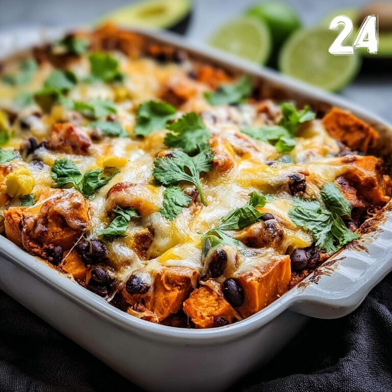 Sweet Potato and Black Bean Enchilada Casserole Recipe