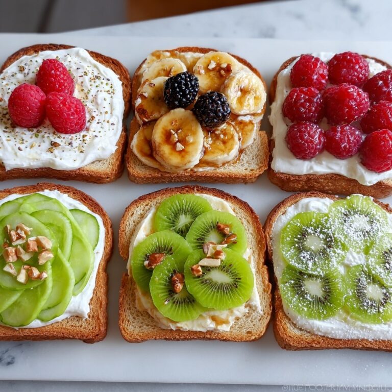 Deliciously Healthy TikTok Toast Flight to Brighten Your Morning Recipe