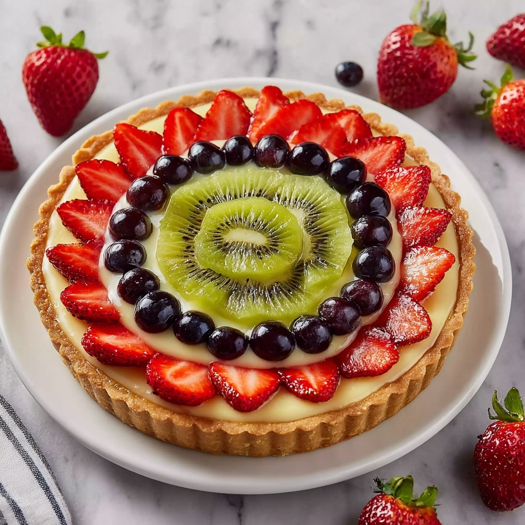 French Fruit Tart Recipe - Recipe Image