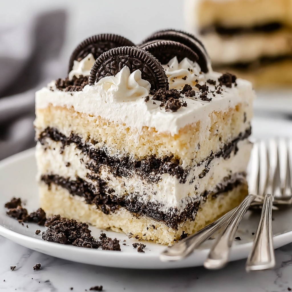 Oreo Icebox Cake Recipe - Recipe Image