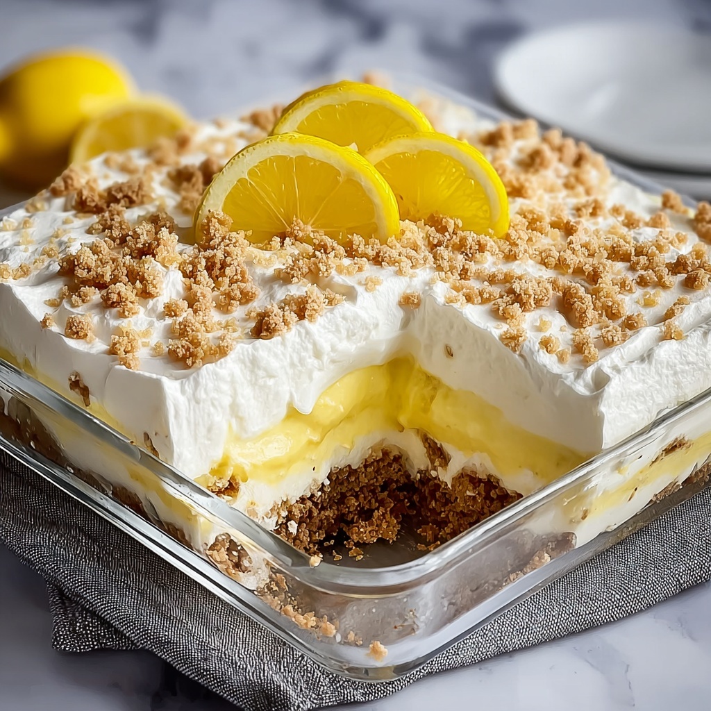 No Bake Oreo Lemon Dessert Recipe - Recipe Image