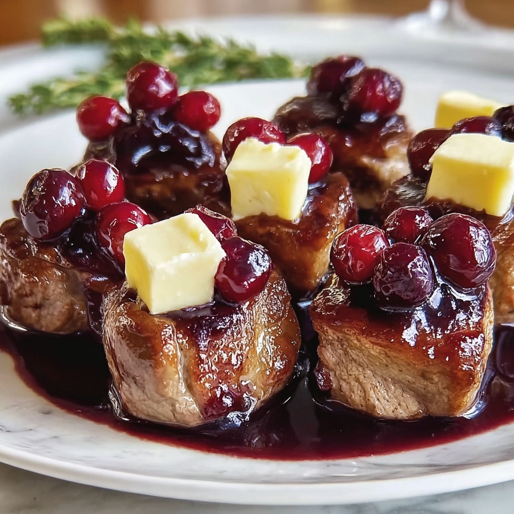 Sheet Pan Smoked Sausage Cranberry Bites Recipe - Recipe Image
