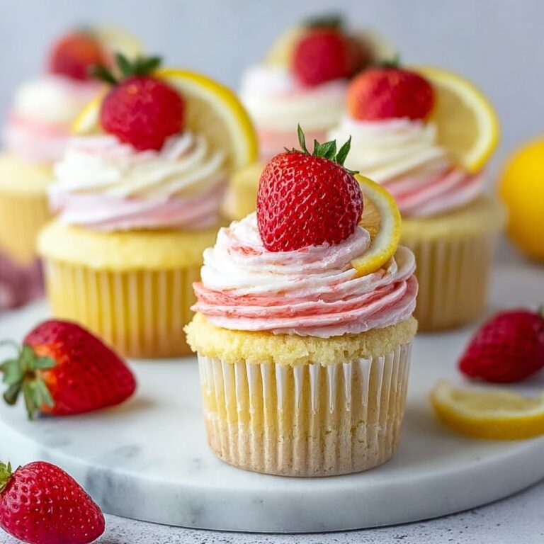 Strawberry Lemonade Cupcakes Recipe
