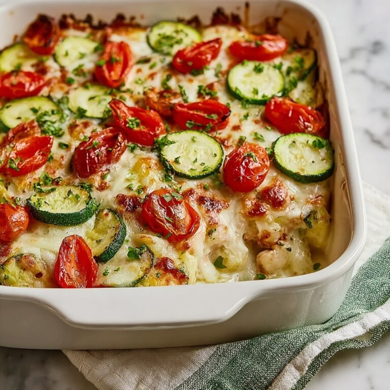 Mediterranean Chicken Zucchini Bake Recipe