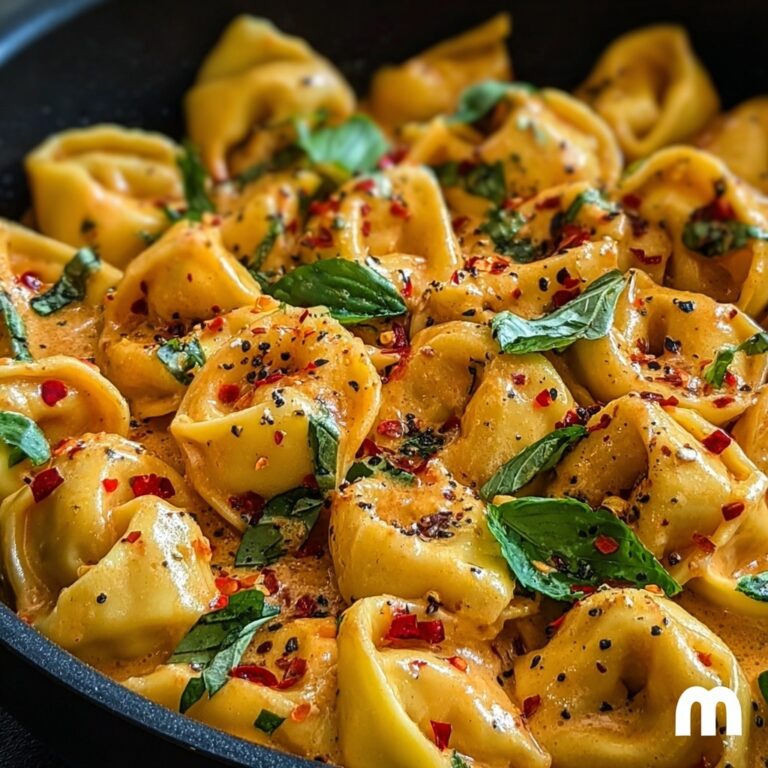 One-Pot Spicy Garlic Butter Chicken Tortellini Recipe