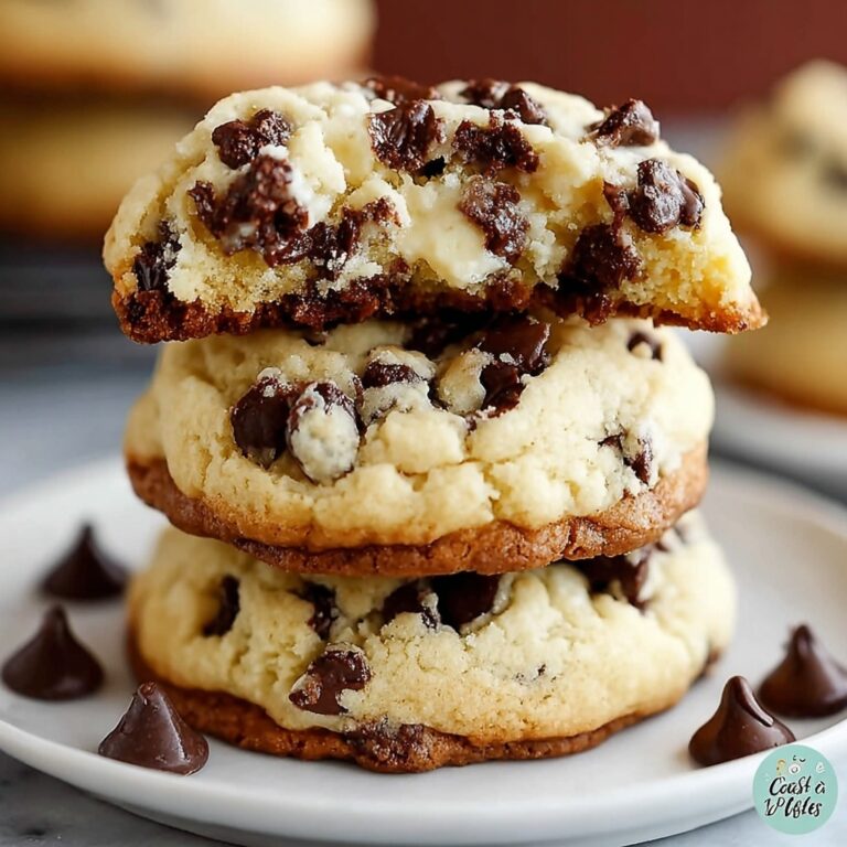 Irresistibly Indulgent Chocolate Chip Cheesecake Cookies Recipe